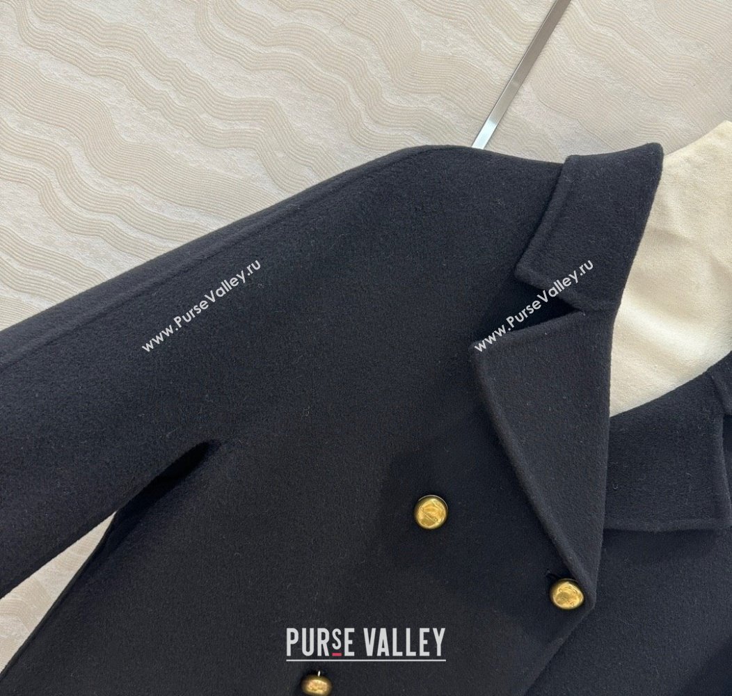 Dior Miss Dior Coat Black 2024 1203 (QI-241203041)