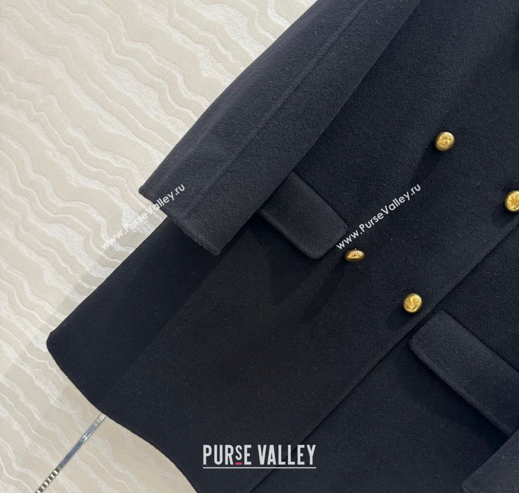 Dior Miss Dior Coat Black 2024 1203 (QI-241203041)