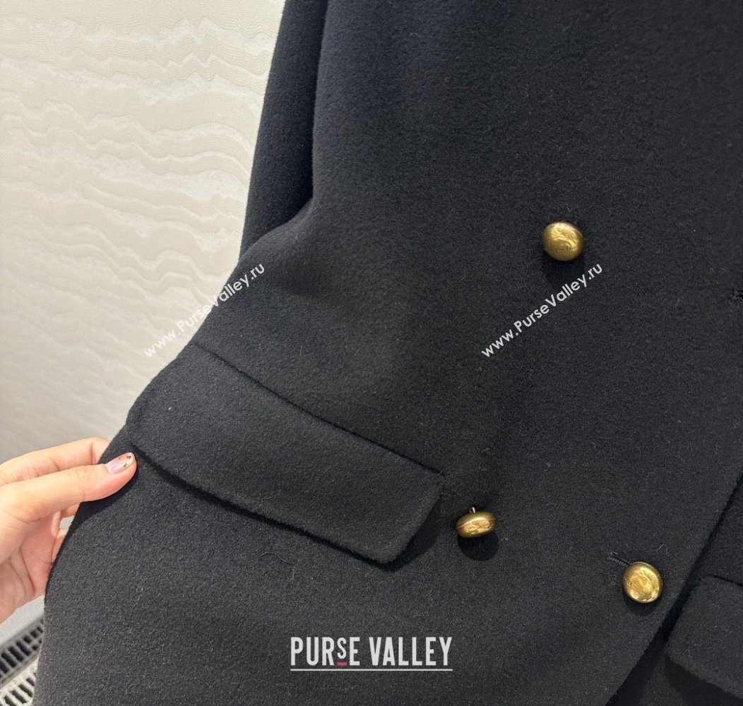 Dior Miss Dior Coat Black 2024 1203 (QI-241203041)