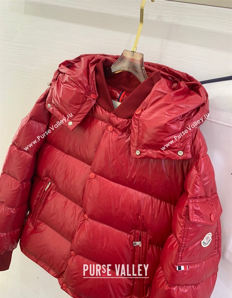 Moncler Down Jacket for Women and Men M112904 Red 2024 (QI-241203063)