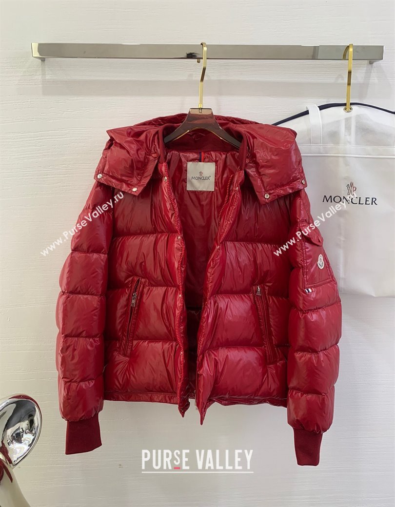 Moncler Down Jacket for Women and Men M112904 Red 2024 (QI-241203063)