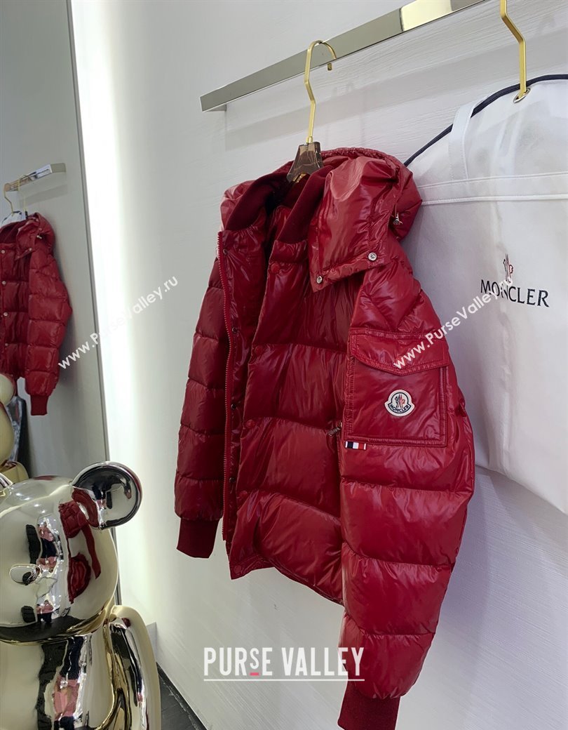 Moncler Down Jacket for Women and Men M112904 Red 2024 (QI-241203063)