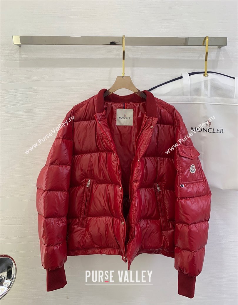 Moncler Down Jacket for Women and Men M112904 Red 2024 (QI-241203063)