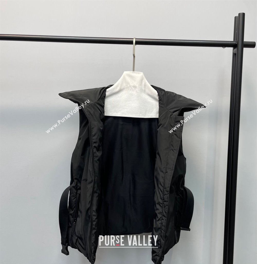 Dior Miss Dior Vest with belt Black 2024 1203 (QI-241203042)