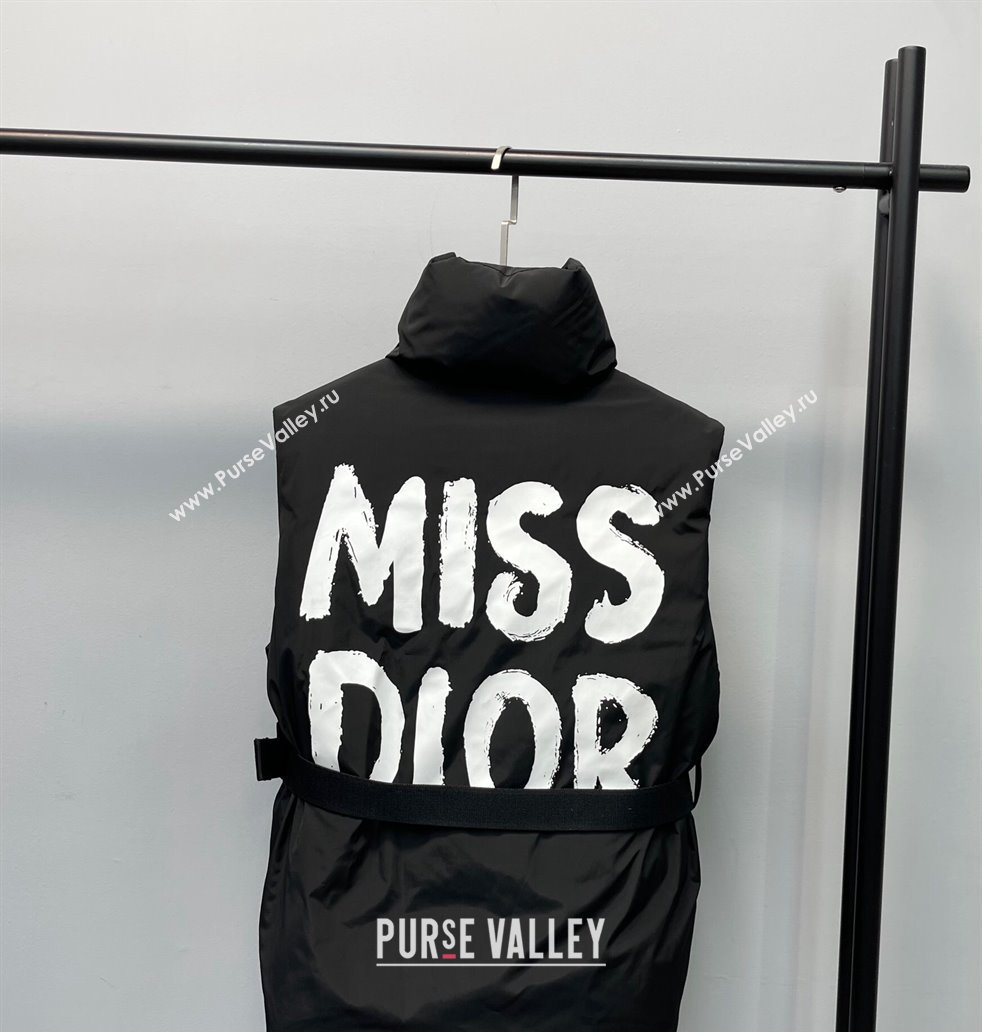 Dior Miss Dior Vest with belt Black 2024 1203 (QI-241203042)