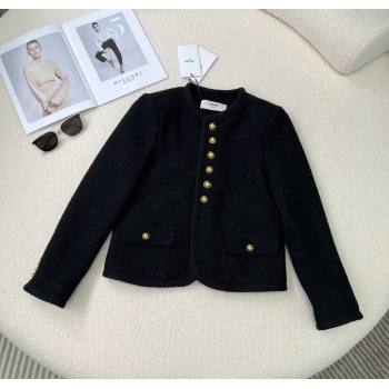 Celine Black Tweed Jacket 2024 1203 (QI-241203019)