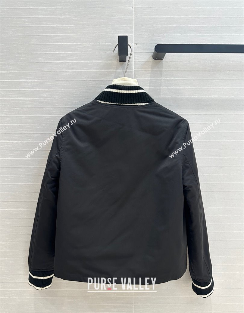 Dior Oblique Two-Set Jacket Black 2024 1203 (QI-241203049)