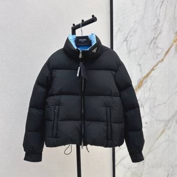 Prada Down Jacket with Logo Black 2024 1203 (QI-241203081)