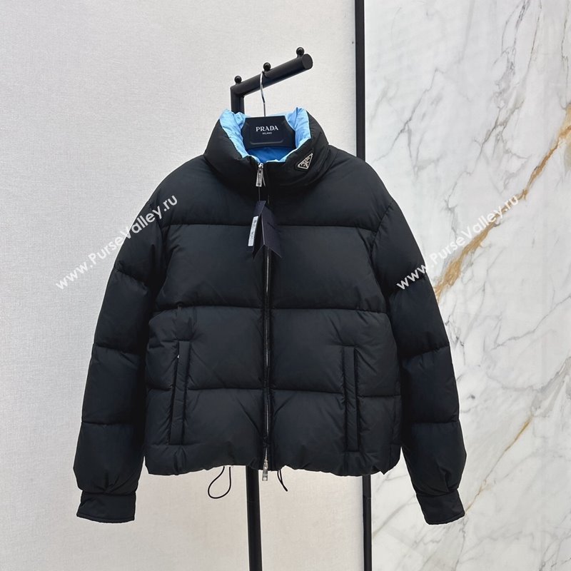 Prada Down Jacket with Logo Black 2024 1203 (QI-241203081)