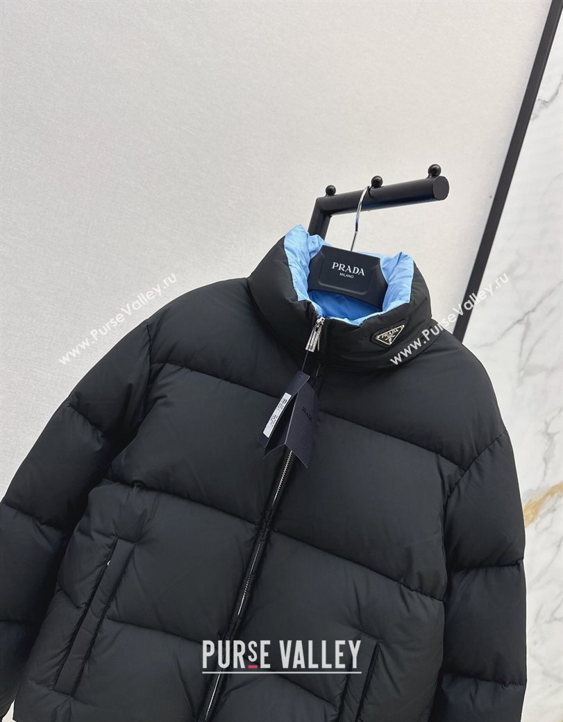 Prada Down Jacket with Logo Black 2024 1203 (QI-241203081)