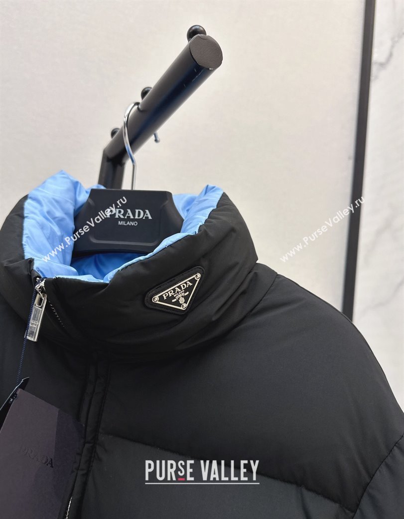 Prada Down Jacket with Logo Black 2024 1203 (QI-241203081)