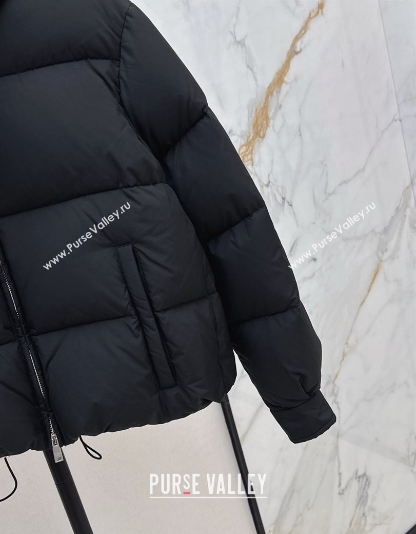 Prada Down Jacket with Logo Black 2024 1203 (QI-241203081)