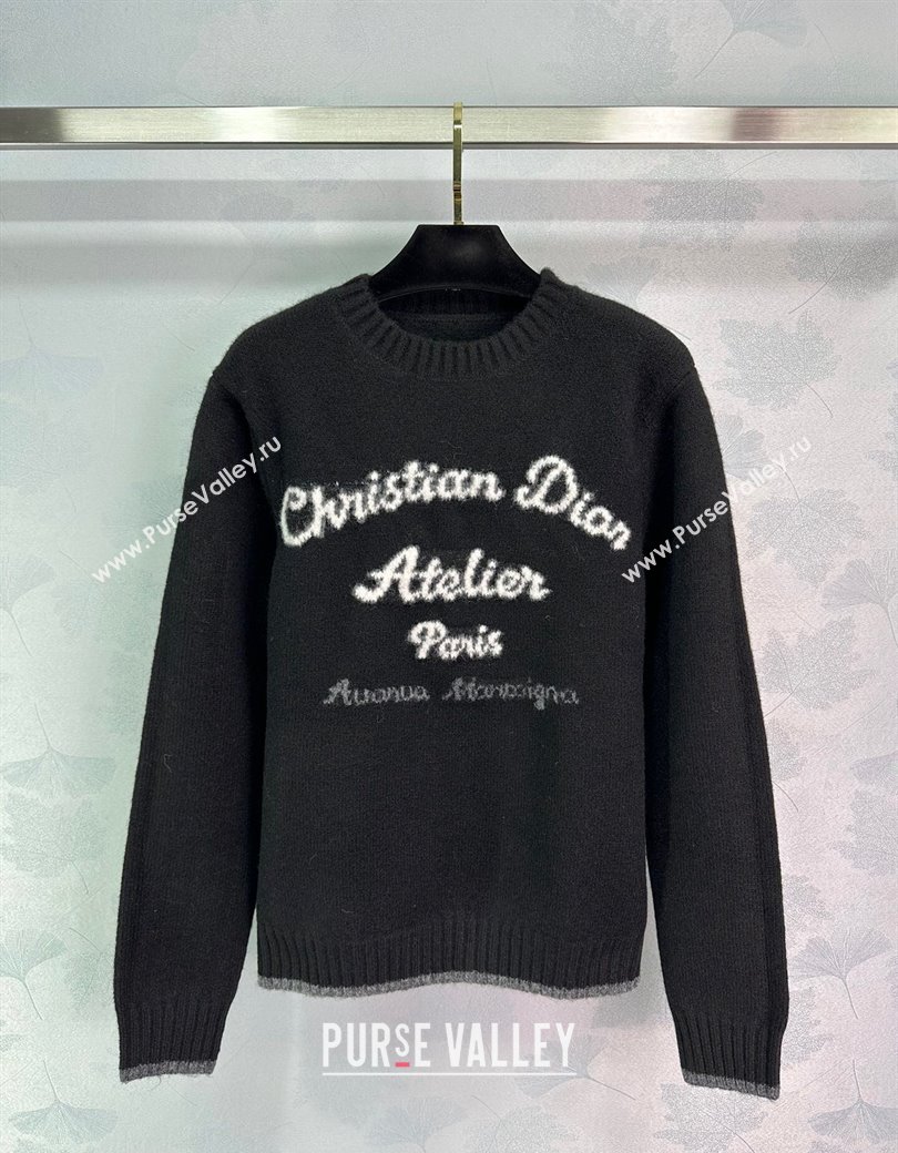 Dior Signature Sweaters Black 2024 1203 (QI-241203091)