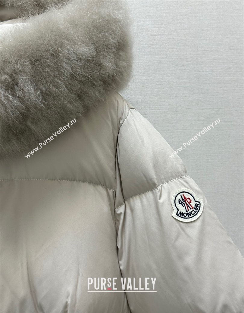 Moncler A-Shaped Down Jacket Light Grey 2024 1203 (QI-241203094)