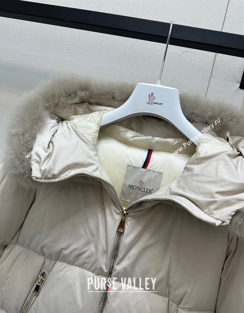 Moncler A-Shaped Down Jacket Light Grey 2024 1203 (QI-241203094)