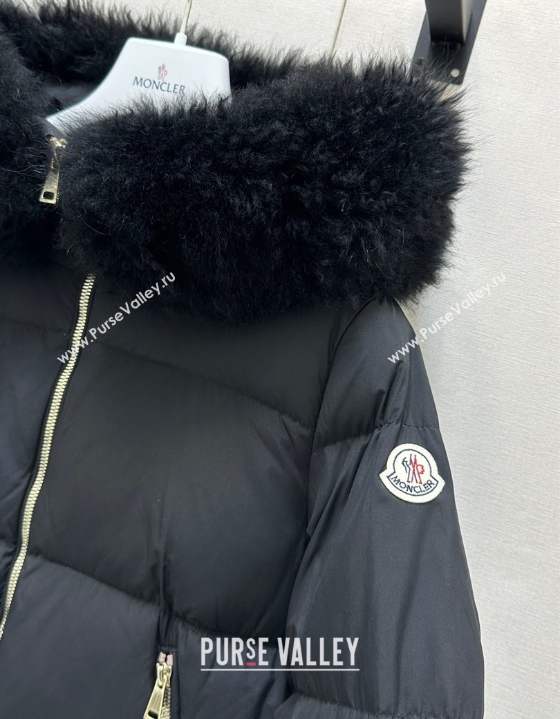 Moncler A-Shaped Down Jacket Black 2024 1203 (QI-241203095)