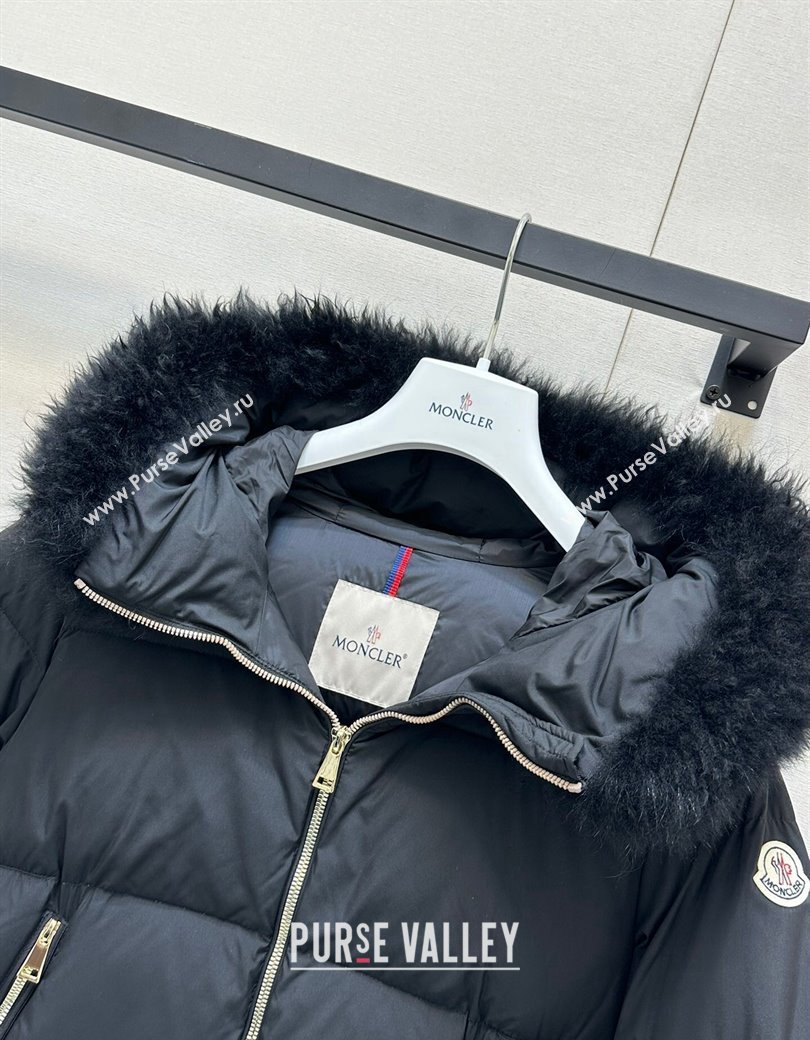 Moncler A-Shaped Down Jacket Black 2024 1203 (QI-241203095)