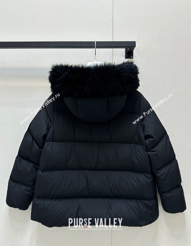 Moncler A-Shaped Down Jacket Black 2024 1203 (QI-241203095)