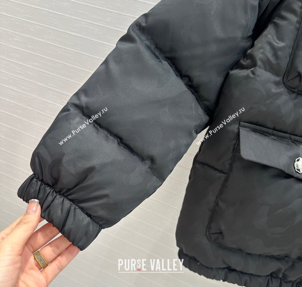 Chanel Coco Neige Snow Black Down Jacket 2024 1203 (QI-241203111)