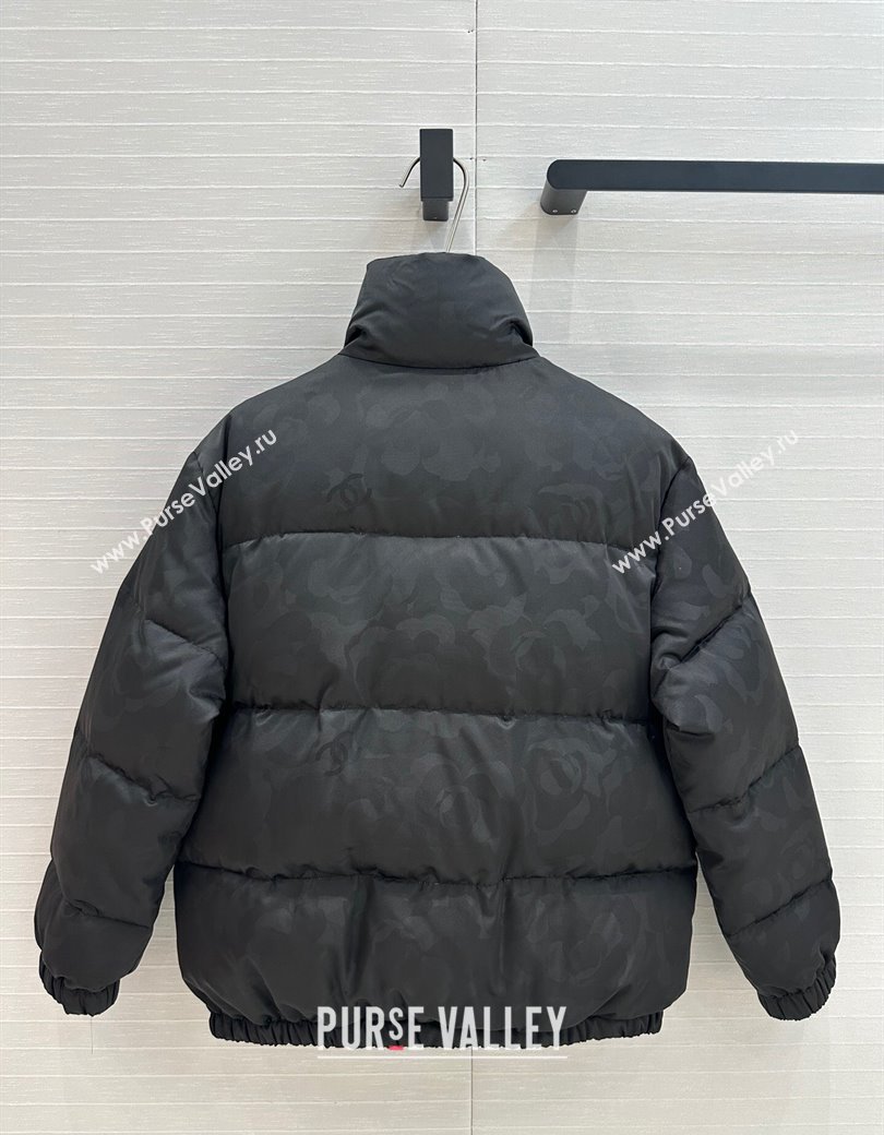 Chanel Coco Neige Snow Black Down Jacket 2024 1203 (QI-241203111)