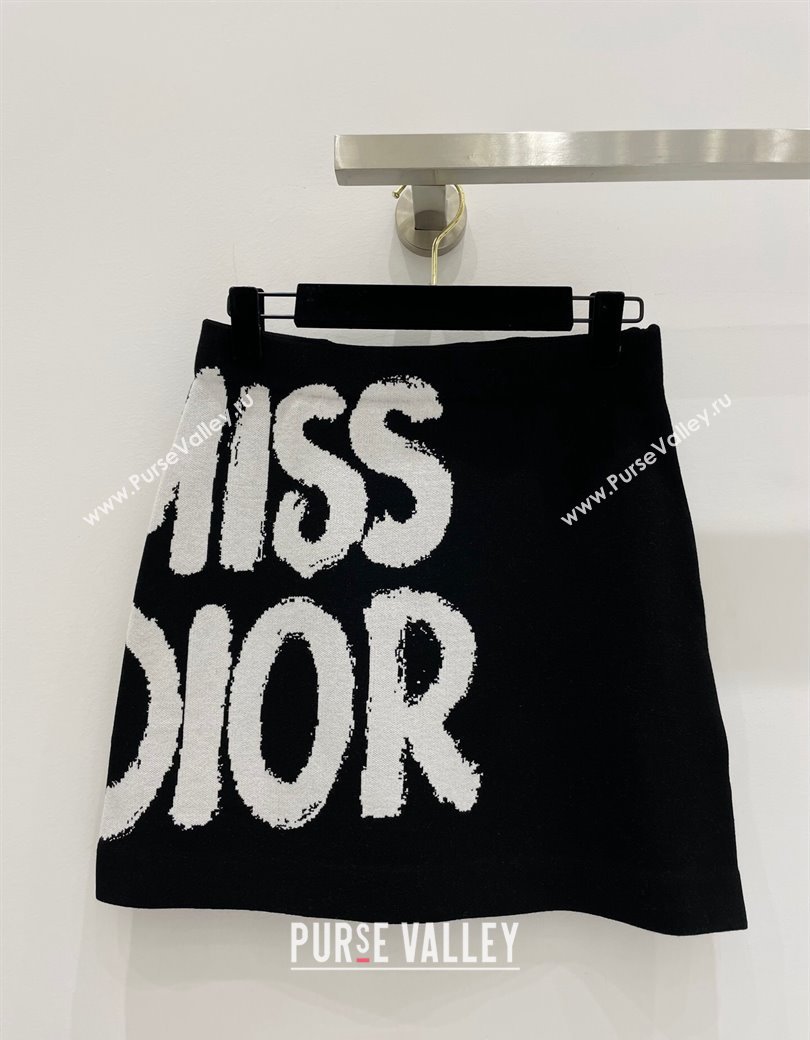 Miss Dior Skirt Black/White 2024 1203 (QI-241203113)