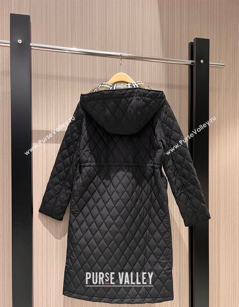 Burberry Quilted Padded Coat Black 2025 0106 (QI-250106009)