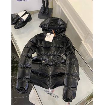 Moncler Barante Shiny Down Jacket Black 2025 (QI-250106019)