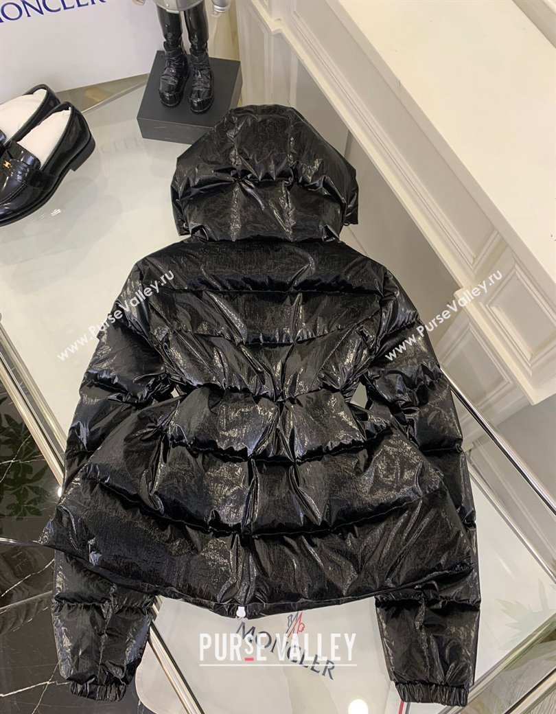 Moncler Barante Shiny Down Jacket Black 2025 (QI-250106019)