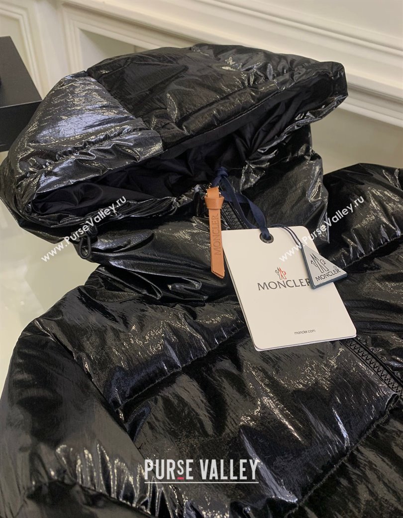 Moncler Barante Shiny Down Jacket Black 2025 (QI-250106019)