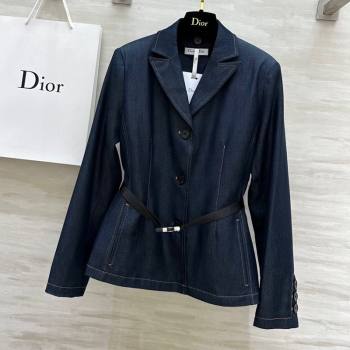 Dior Denim Coat with Down Vest Blue 2025 0106 (QI-250106036)