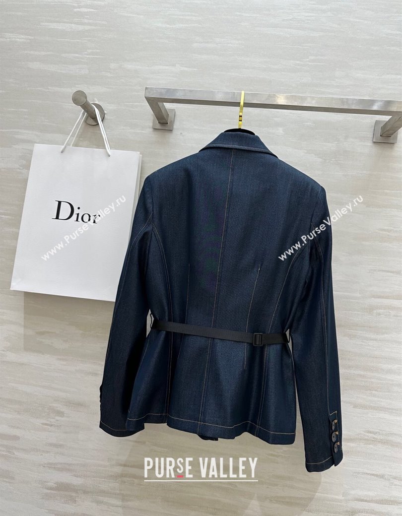 Dior Denim Coat with Down Vest Blue 2025 0106 (QI-250106036)