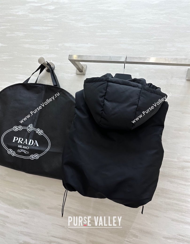 Prada Down Down Vest Black 2025 0106 (QI-250106037)