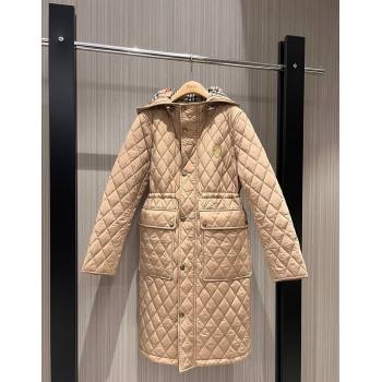 Burberry Quilted Padded Coat Beige 2025 0106 (QI-250106008)