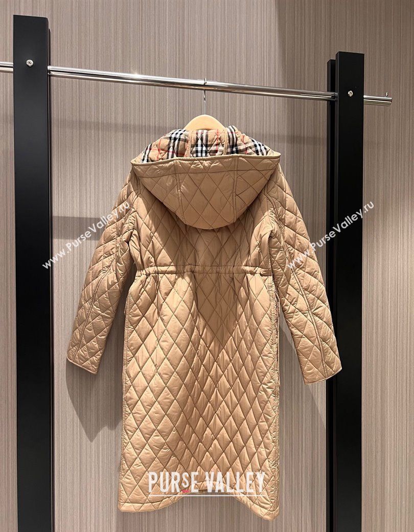 Burberry Quilted Padded Coat Beige 2025 0106 (QI-250106008)