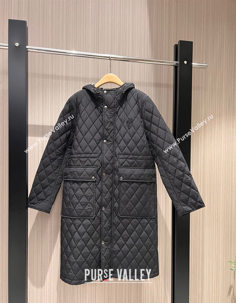 Burberry Quilted Padded Coat Black 2025 0106 (QI-250106009)