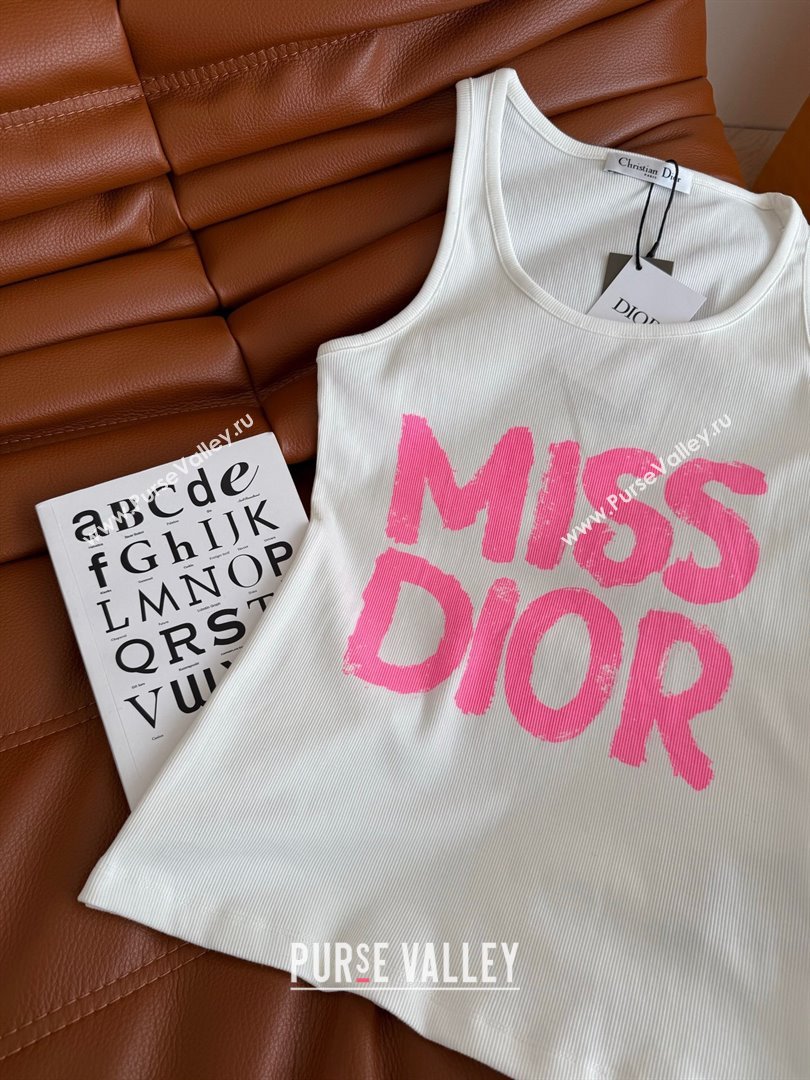 Dior Miss Dior Vest White/Pink 2025 0214 (QI-250215014)