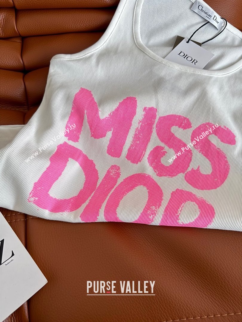 Dior Miss Dior Vest White/Pink 2025 0214 (QI-250215014)