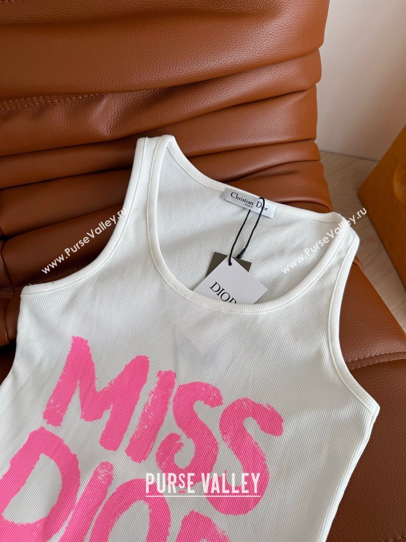 Dior Miss Dior Vest White/Pink 2025 0214 (QI-250215014)