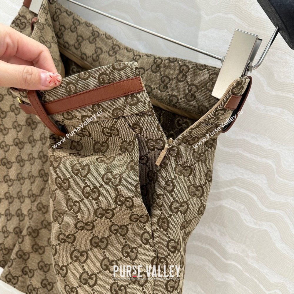 Gucci Horsebit GG Canvas Shorts 2025 C030614 (QI-250306033)