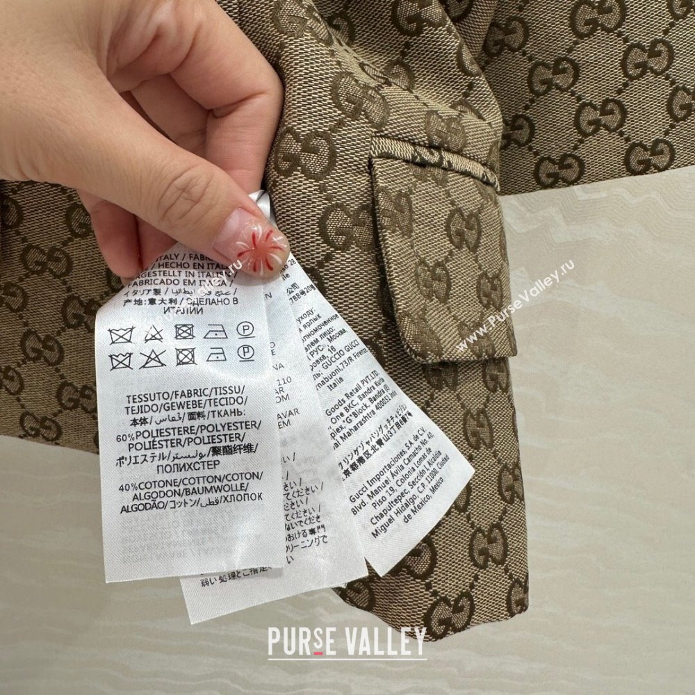 Gucci Horsebit GG Canvas T-Shirt 2025 C030614 (QI-250306034)