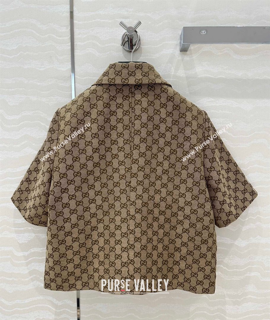 Gucci Horsebit GG Canvas T-Shirt 2025 C030614 (QI-250306034)