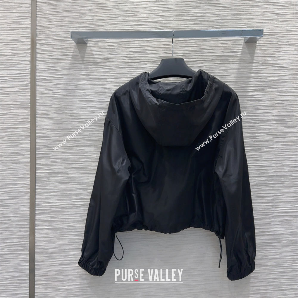 Prada Jacket and Skirt Set Black 2025 C0306026 (QI-250306105)