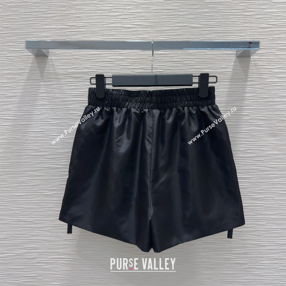 Prada Jacket and Shorts Set Black 2025 C0306027 (QI-250306107)