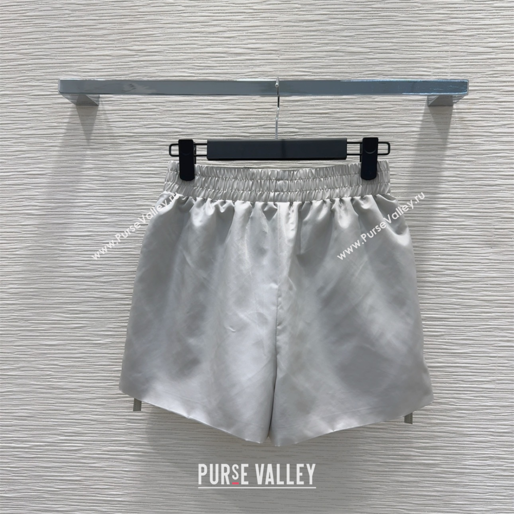 Prada Jacket and Shorts Set Light Grey 2025 C0306027 (QI-250306108)