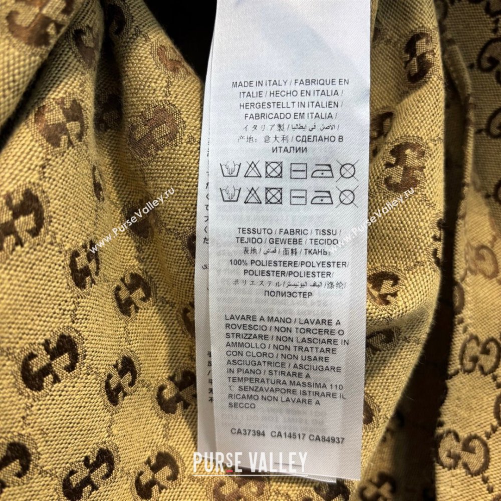 Gucci Horsebit GG Canvas Shirt Dress 2025 0306 (QI-250306035)