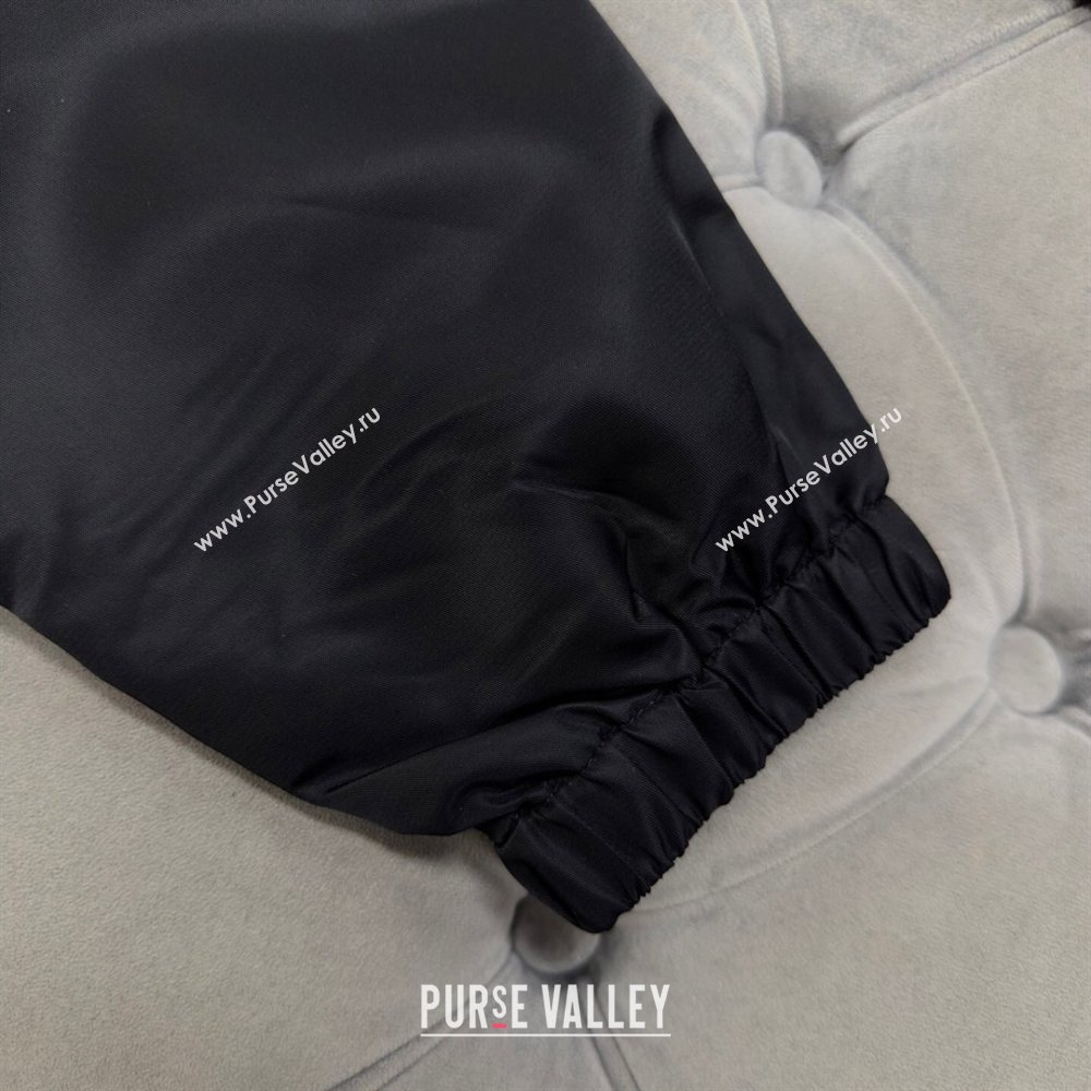 Prada Black Nylon Jacket with Pockets 2025 0306 (QI-250306051)