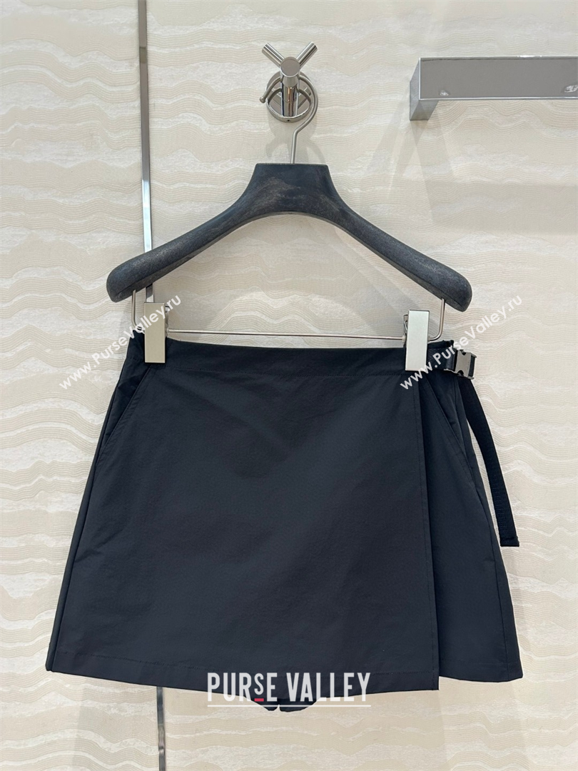 Prada Jacket and Shorts Set Black 2025 C030610 (QI-250306026)