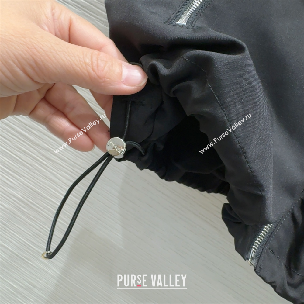 Prada Shirt and Skirt Set Black/Grey 2025 C030616 (QI-250306039)