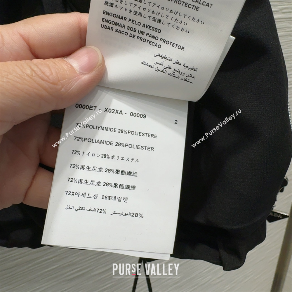 Prada Shirt and Skirt Set Black/Grey 2025 C030616 (QI-250306039)