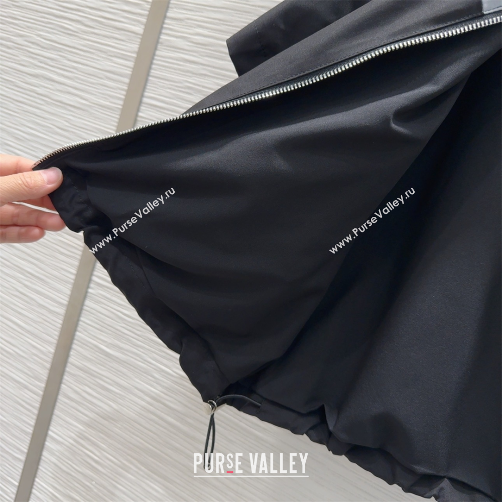 Prada Shirt and Skirt Set Black/Grey 2025 C030616 (QI-250306039)